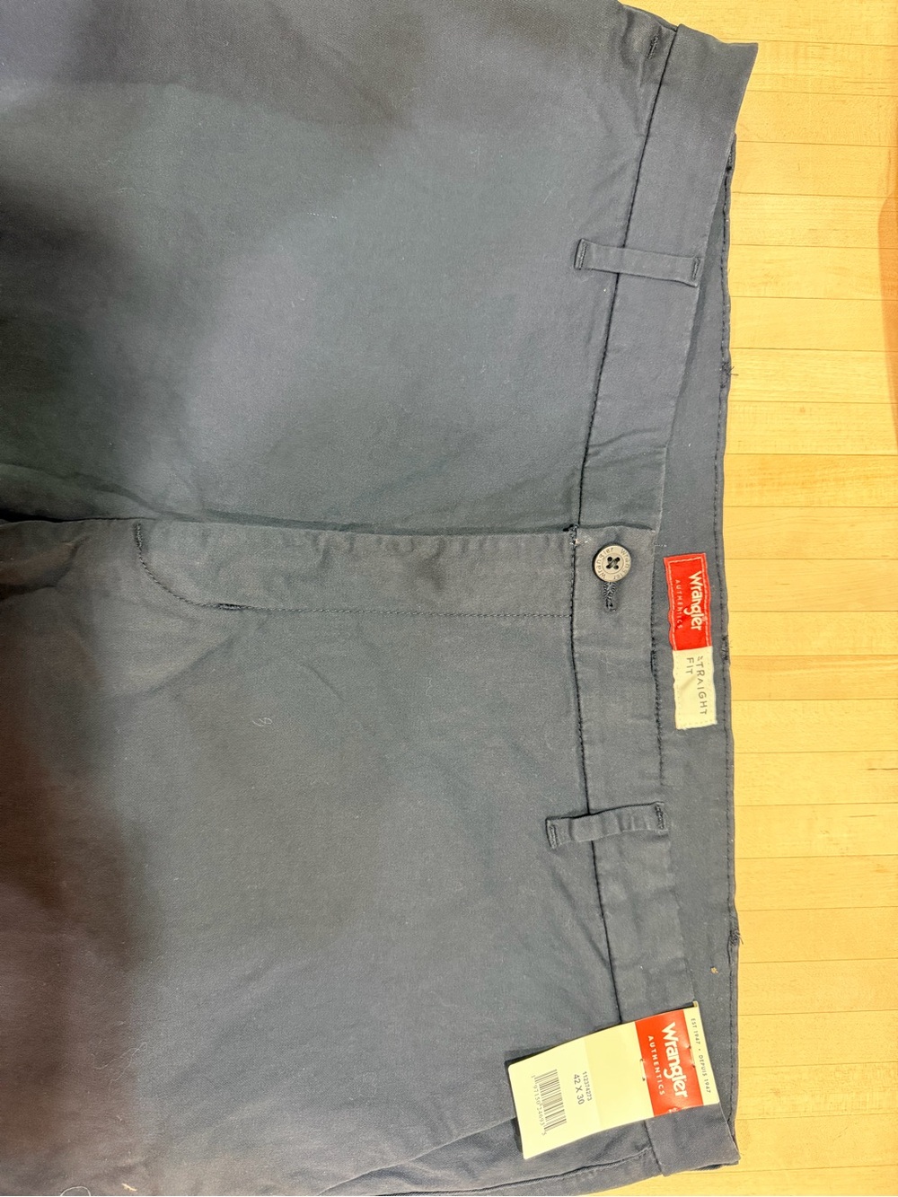 Wrangler Navy Straight Chino Pants